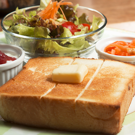 厚切りトースト